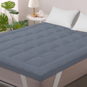 Linenovation 2 inch (5.08 cm) King Size Microfibre Breathable Mattress Topper
