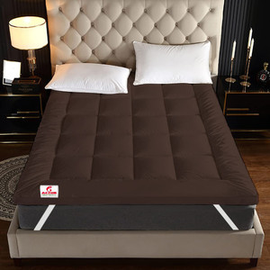 ACHIR 2 inch (5.08 cm) Single Size Microfibre Breathable Mattress Topper