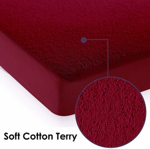 rakhi home décor King Size Fitted Terry Cotton Breathable, Stretchable, Waterproof Mattress Cover