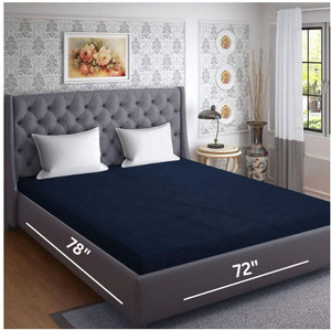 CROSPO Fitted Double Size Breathable, Stretchable, Waterproof Mattress Cover