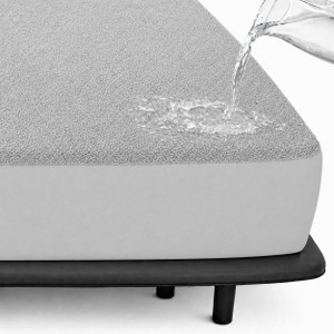 Magixy King Size Fitted Terry Cotton Breathable, Stretchable, Waterproof Mattress Cover