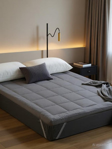 Riyans group 2 inch (5.08 cm) King Size Microfibre Breathable, Stretchable, Waterproof Mattress Topper