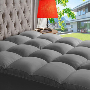 Texlux King Size Mattress Topper Polycotton Breathable, Stretchable, Waterproof Mattress Cover