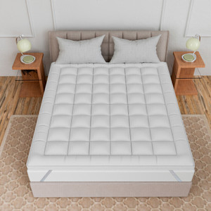 curious lifestyle Mattress Topper King Size Breathable, Stretchable, Waterproof Mattress Cover
