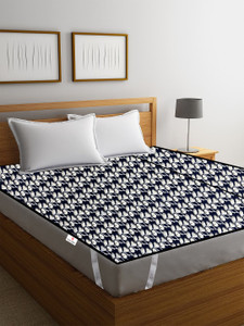 GURU ISHMA Elastic Strap Double Size Breathable, Waterproof Mattress Cover