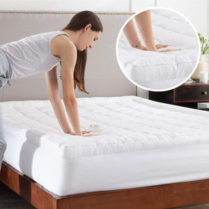 Comfowell Mattress Topper King Size Stretchable, Waterproof Mattress Cover