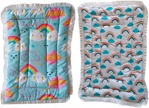 Glamica New Born Baby Bed Mattress unique Design (Pack of 2)(0-1 Years)(30 X 20 Inch)