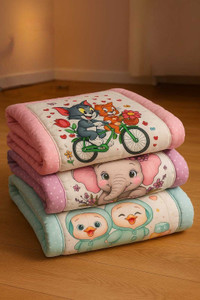 Zivora Kids CuddleNest Premium Baby Soft Comfort Quilt Pack of 3