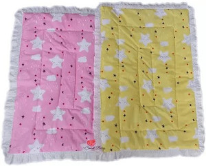 Fashtastic 45 x 60 Centimeters Multicolored Swaddle Bed Godri -Free Size (Pack of: 2)