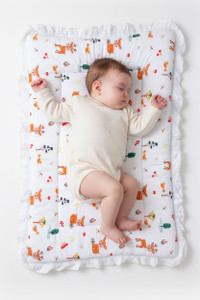 JK Handloom Portable Premium Cotton Crib Mattress Multi Color Pack Of 01
