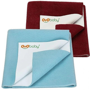 Oyo Baby Baby Bed Protector Sheet Waterproof Sheet, Dry Sheet Pack Of 2