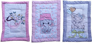 Glamica New Born Baby Bed Mattress, Godadi, Kids Crib Sheet,| MultiColor | Pack of 3