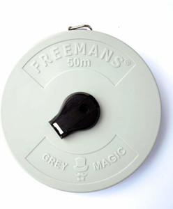 FREEMANS 50M GREY MAGIC FIBER GLASS TAPE Measurement Tape