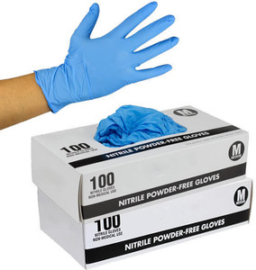 E Solutions E medical gloves blue-261 Nitrile Examination Gloves