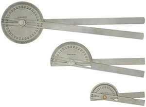 LISAMED Goniometer Degree Protector Angle Finder Arm Rule Measurement Scale set of3(SML) Medical Goniometer