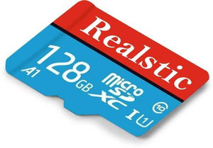 Realstic MultiMedia SD Card Ultra 128 GB MMC Class 10 130 MB/s  Memory Card Compatible with Mobile, Camera, Computer, Gaming Console, Tablet