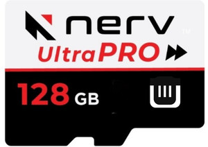 nervfit Ultra Pro 128 GB MicroSD Card UHS Class 3 170 MB/s Memory Card Compatible with Camera, Computer, Gaming Console, Mobile, Tablet