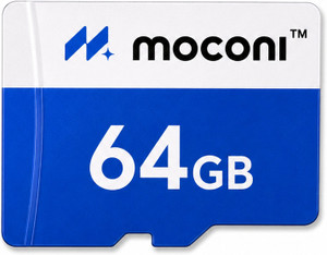 MOCONI 64GB Memory Card U-3/A1/V30 64 GB MicroSD Card Class 10 90 MB/s Memory Card Compatible with Camera, Computer, Mobile, Tablet