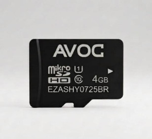 AVOC FLASH A02 MC04 Micro HD 4 GB MicroSD Card Class 10 30 MB/s Memory Card Compatible with Camera, Computer, Gaming Console, Mobile, Tablet