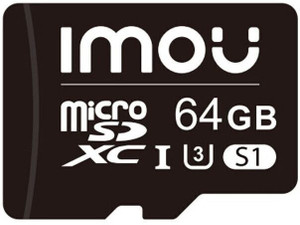 IMOU ST2-64-S1 MicroSDXC Memory Card 64 GB MicroSDXC Class 10 95 MB/s  Memory Card Compatible with Gaming Console, Computer, Tablet, Camera, Mobile