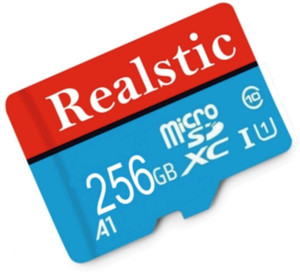 Realstic 256GB-Rl-mmc-044 Ultra 256 GB MicroSDXC Class 10 130 MB/s Memory Card Compatible with Camera, Computer, Mobile, Tablet