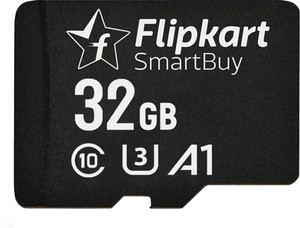 Flipkart SmartBuy FMC032-UR1-C10 U3 32 GB MicroSDXC Class 10 20 MB/s Memory Card Compatible with Computer, Gaming Console, Camera, Mobile
