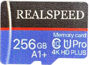 Realspeed 256GB 140MB/s Upto 140 MB/s | Class 10 | U1, C10 256 GB MMC Micro Card Class 10 140 MB/s  Memory Card Compatible with Mobile, Computer, Gaming Console, Tablet