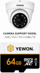 YEWON 64GB Memory Card Micro A1 64 GB SD Card Class 10 100 MB/s Memory Card Compatible with Camera, Computer, Gaming Console, Mobile, Tablet