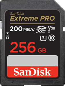 SanDisk Extreme Pro SDXC 256 GB SDHC Class 10 100 MB/s  Memory Card