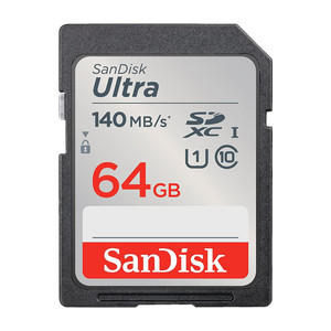 SanDisk SDSDUNB-064G-GN6IN Ultra 64 GB SDHC UHS-I Card Class 10 140 Mbps Memory Card Compatible with Camera