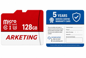 ARKETING UHS-I USB 3.0 128 GB TF Card Class 10 120 MB/s Memory Card Compatible with Camera, Computer, Gaming Console, Mobile, Tablet