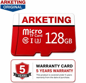 ARKETING TRO-128 PRO-128 128 GB Ultra SDHC Class 10 120 MB/s Memory Card Compatible with Camera, Computer, Gaming Console, Mobile, Tablet