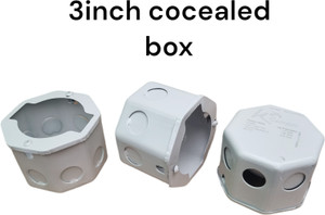 Amp exchange 3inch draw Concealed Metal Box/electrical celling box metal pack of(3)) Metal Electrical Box
