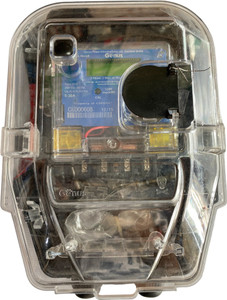 Genus 1 Phase Electrical LCD Display Sub Meter With Safety Box 2 Wire 5-30A 240V 50HZ Metal Electrical Box