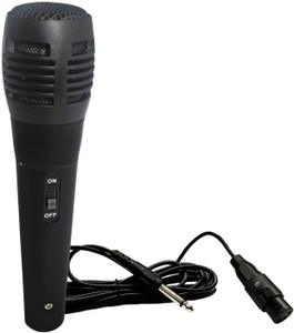 QUBE Dexter-758 Classic Style Dynamic Vocal Microphone Karaoke Unidirectional Clean Mic Dynamic Vocal Microphone with 1.5m XLR Cable for singing mic cardioid studio