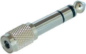 LipiWorld 6.35MM Male to 3.5MM Female Stereo Audio Headphone Jack Adapter Converter Plug Pin 6.35MM Male to 3.5MM Female