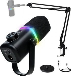 KADENCE K777 USB/XLR Mic with RGB, Mute Button - Image 6