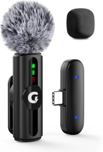 Grenaro Wireless Mic, Cancellation Mic for YouTube, Vlogging, Recording For Type-C Microphone