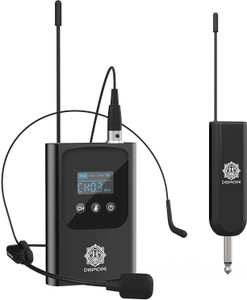 Digimore D-345S UHF Wireless Headset Mic |12Hrs Battery|160ft Range| For Stage events Microphone