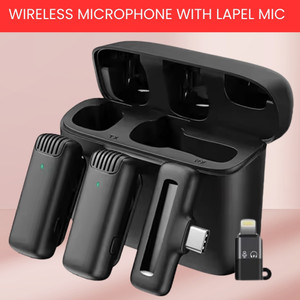 Mic Callar SYARA J13 Wireless Microphone Collar Mic For Vlogging/YouTube/Video ...