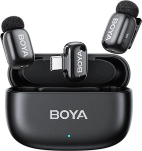 BOYA mini Wireless Type C Mic for iPhone/Android with AI Voice Changer and Lapel Microphone