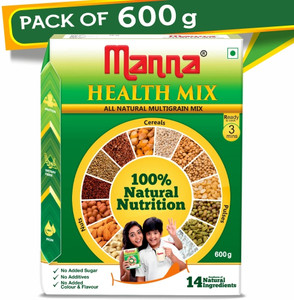 Manna Health Mix - Kids Nutrition Drink with Millets & Multigrain|Zero Junk & No Sugar