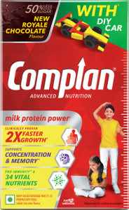 COMPLAN Nutrition Drink for Children New Royale Chocolate Refill pack with DIY Car
