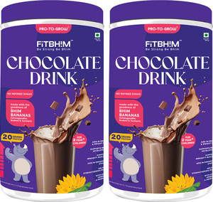 Pro-To-Grow Fitbhim Chocolate Drink with Bhim Banana,for kid's growth