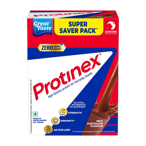 52% off - Protinex Rich chocolate | 40% daily protein with 200ml milk | Strong muscles | Zero sugar, 750 g @619/- – Flipkart