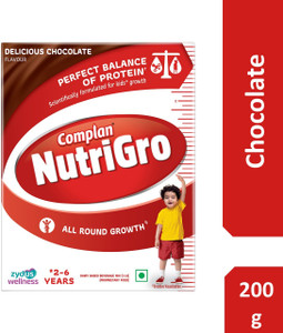 COMPLAN NutriGro Nutritional Drink powder for 2 to 6 Years, Delicious Chocolate Refill