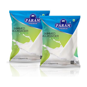 PARAM Skimmed Milk Powder 100% Pure & Natural, Ideal for Tea, Coffee & Daily Use