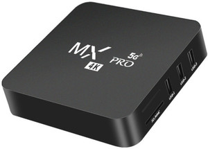 Black Cord Android 4K TV Box | Android 11.X, 2GB RAM, 16GB ROM