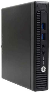 HP Refurb Core i5 4th Generation Tiny PC - Windows 10, Intel, Core i5 4th Generation, 8 GB DDR3, 256 GB SSD Mini PC