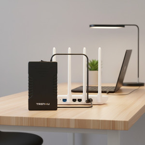Trenzu 7800mAh Mini WiFi UPS Router | Up to 8 Hours Backup for